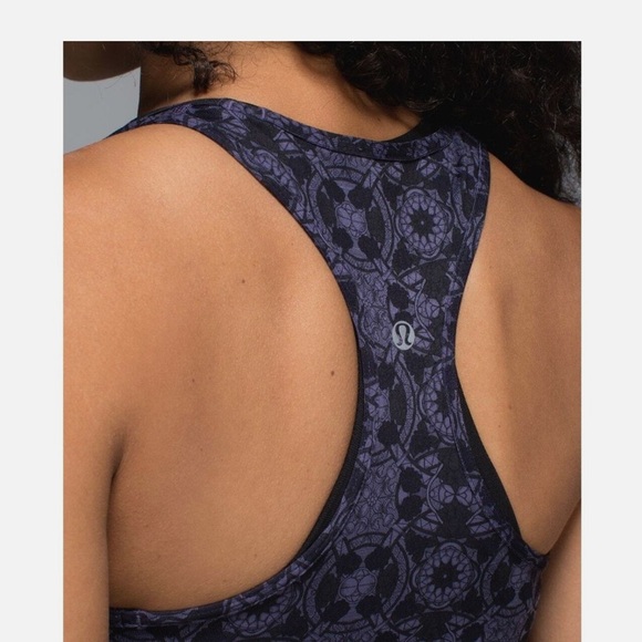 Lululemon Cool Racerback Mini Prisma Nightfall Black Grape - Picture 5 of 8
